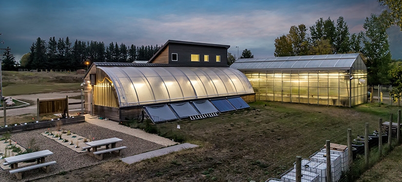 Sustainable Greenhouse The Sustainale Greenhouse located at the North Hill Campus.